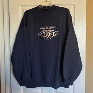 Indianapolis 500 men’s blue vintage crew neck sweatshirt size XXL
